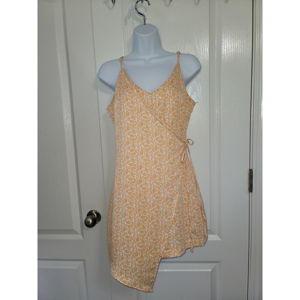 FUNKY BUDDAH Romper‎ yellow & white size Small